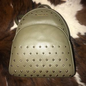 Green Michael Kors back pack!